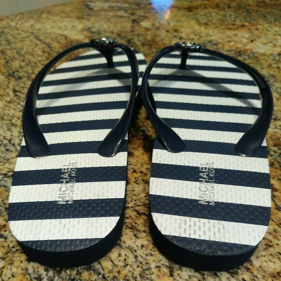 Michael Kors EVA Sole Sandals Signature/PVC/Blue/White(RX17D) 8M 38.5 EU - Picture 10 of 11